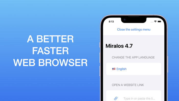 Miralos Very Fast Web Browser