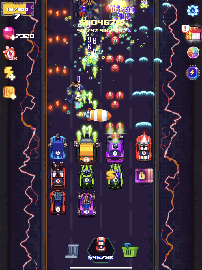 PixelCar Idle Defense