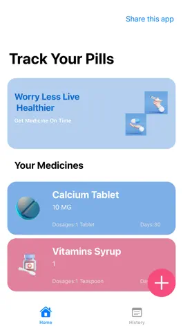 Game screenshot Medicine - Tracker n Reminder hack