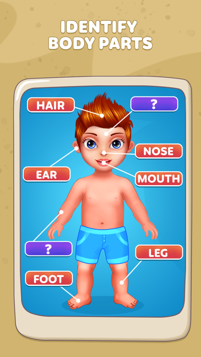 Body Parts Game Fun Learning Screenshot