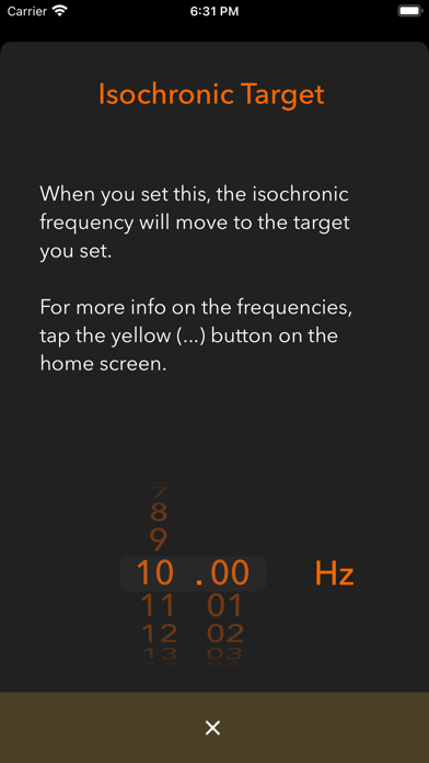 Isochronic Screenshot