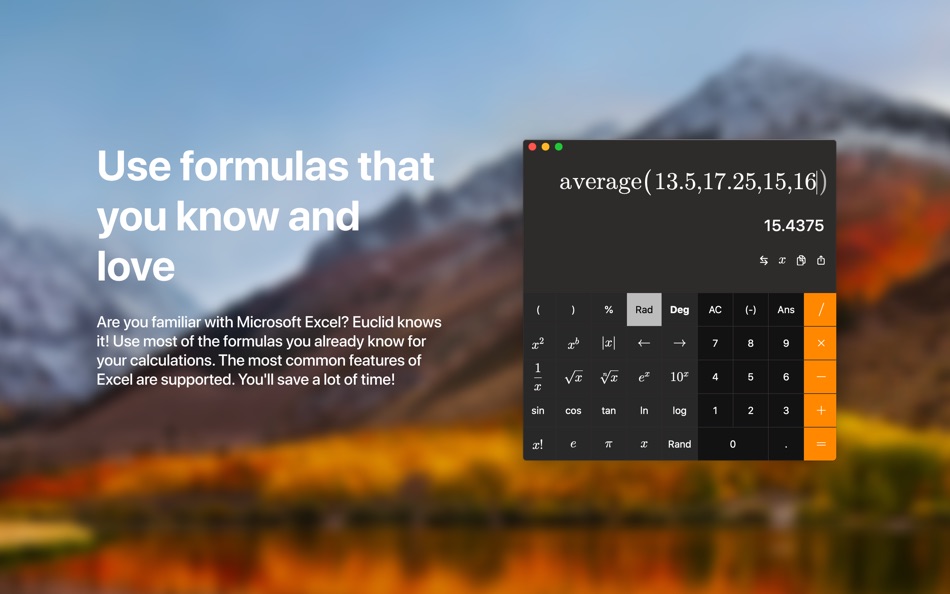 #2. Euclid Calculator (macOS) 由: Arthur Guiot