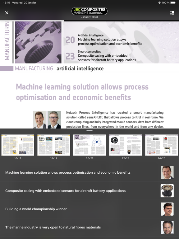 JEC Composites Magazine iPad screenshot 4 - Magazines & Newspapers app