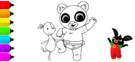 Game screenshot Bing Bunny Coloring Book apk