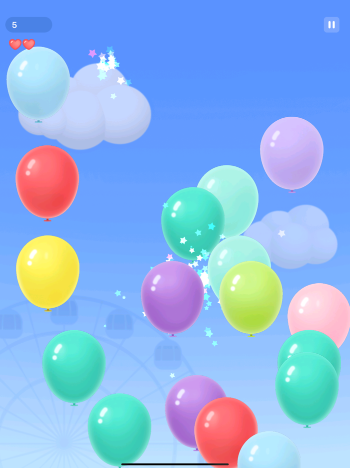 Balloon Pop Game - For Family
