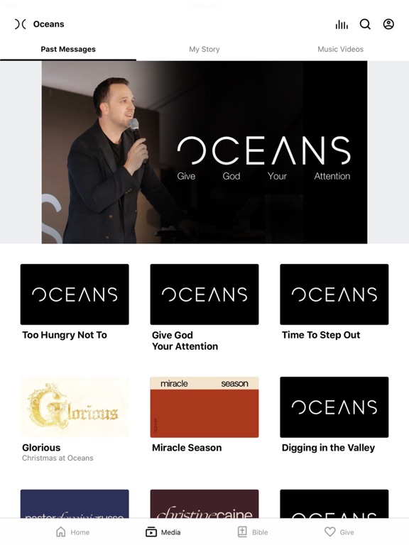 Oceans Church App iPad screenshot 2 - Lifestyle app