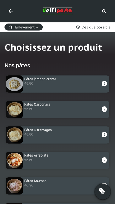 Dell'iPasta Screenshot