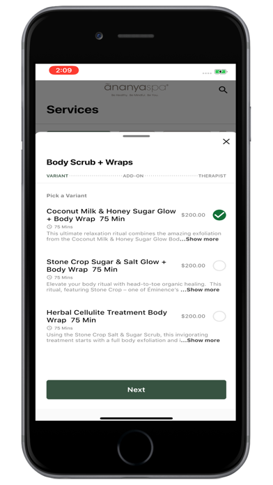 Ananya Spa Screenshot