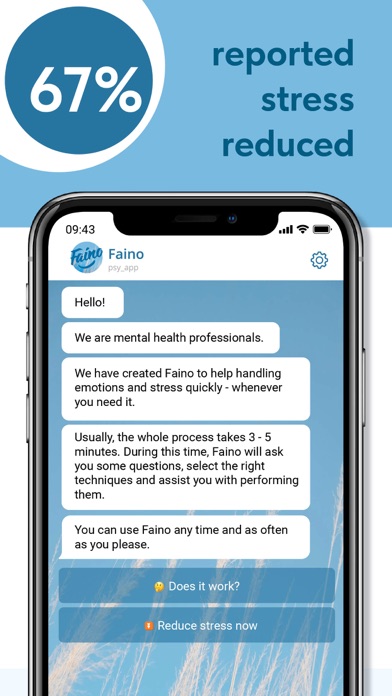 Faino: 3-minute stress relief Screenshot