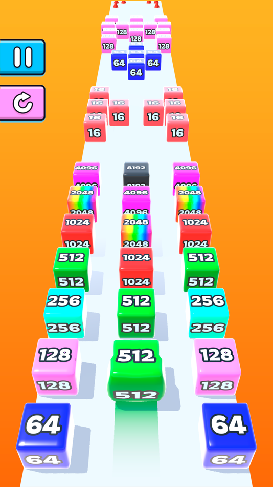#2. Jelly Run 2048 Cube Runner (iOS) 由: AI Games FZ