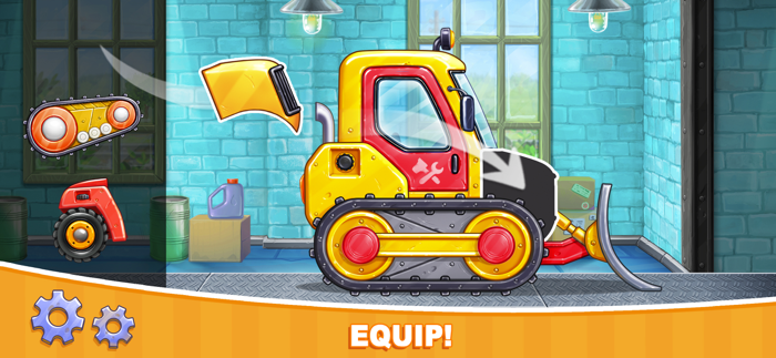 Car games Truck for a Building