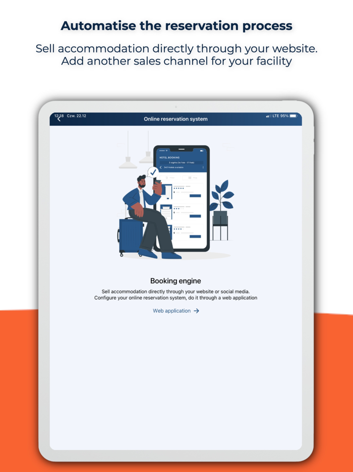 mobile-calendar booking system