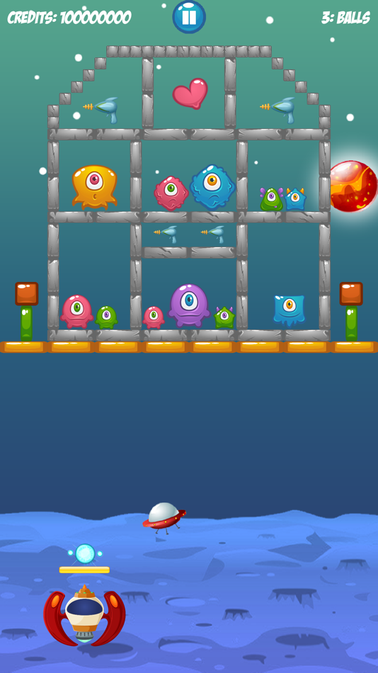 #4. Cosmo Paddle Ball Game (iOS) 由: Hennadii Bulakh