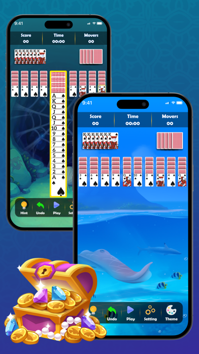 Aqua Solitaire Screenshot