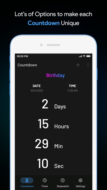 Countdown : Stopwatch & Timer