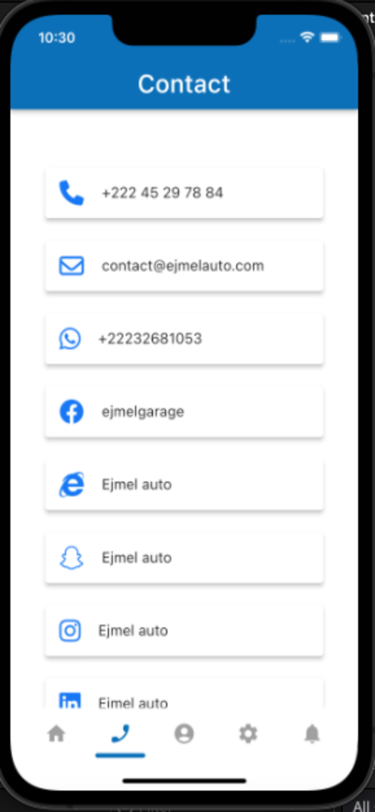 Ejmel auto
