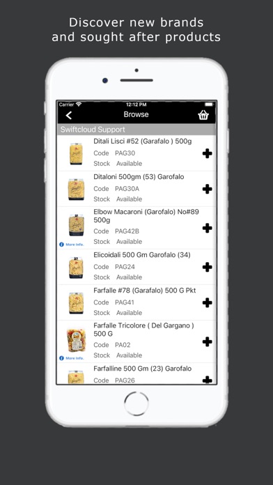 Amato Food Products Screenshot