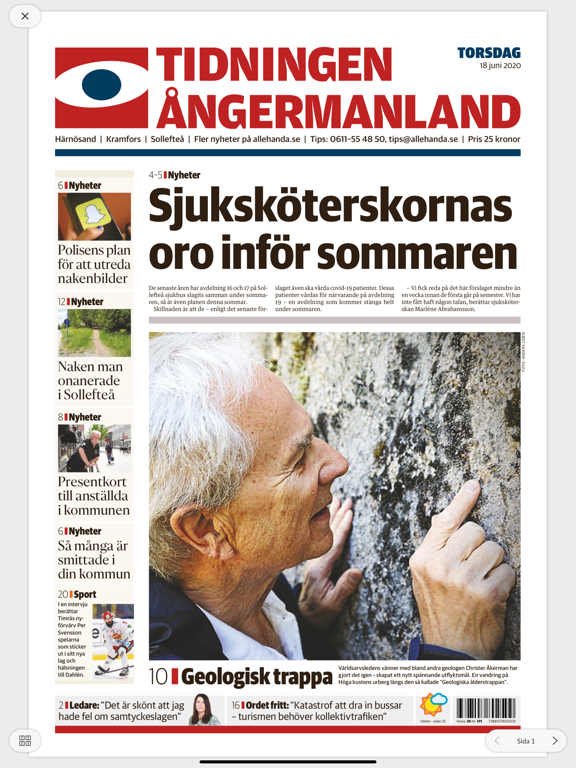 Screenshot #6 pour Tidningen Ångermanland e-tidn.