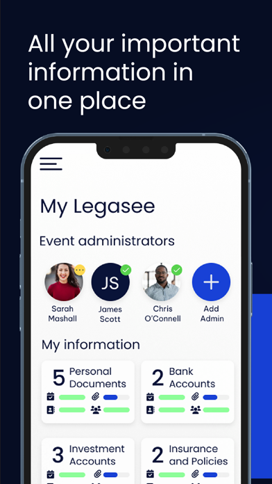Legasee Vault Screenshot