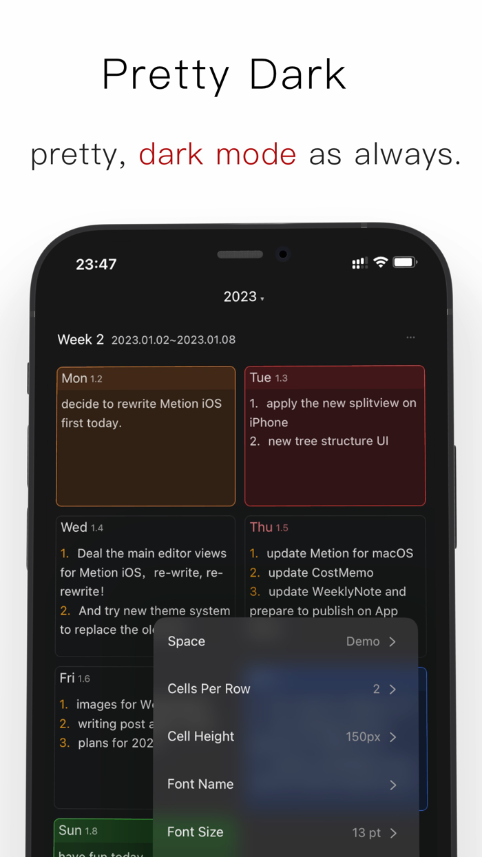 WeeklyNote Fast Daily Note