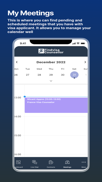 FindVisaCounsellor Counsellor Screenshot