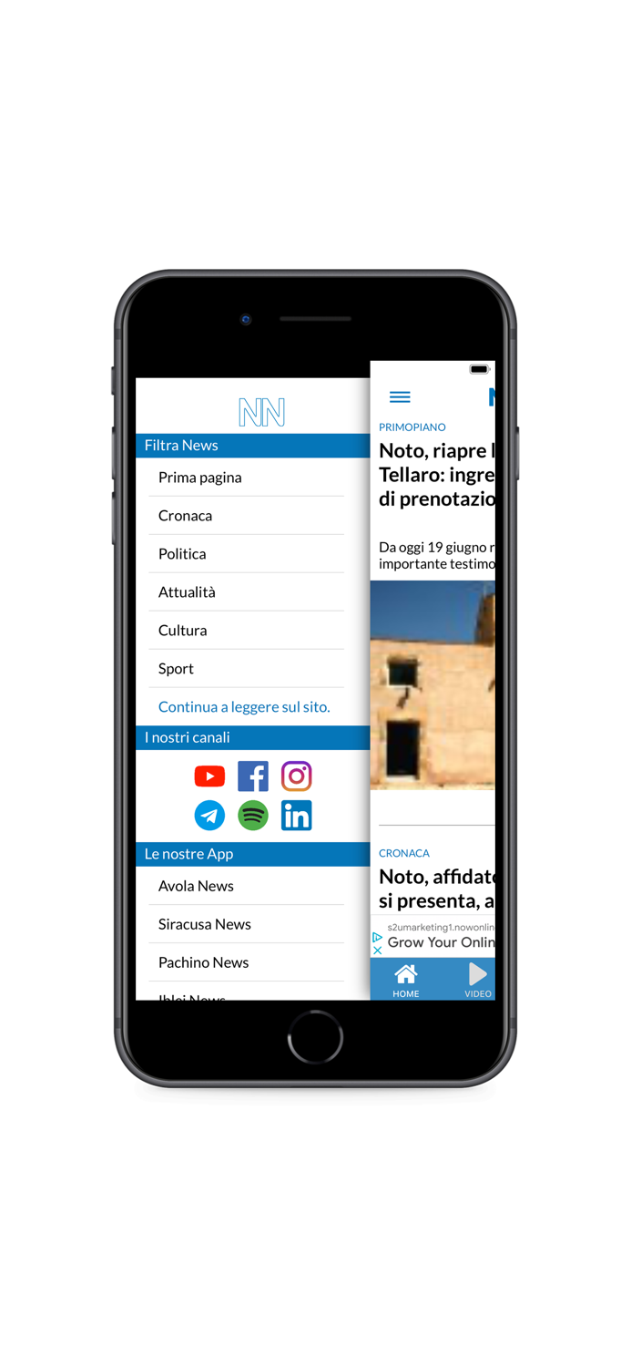 Noto News mobile