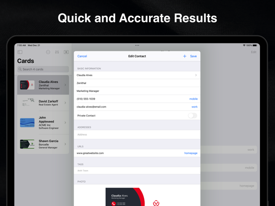 App screenshot