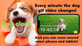 dog clock app.digital cute iphone screenshot 1
