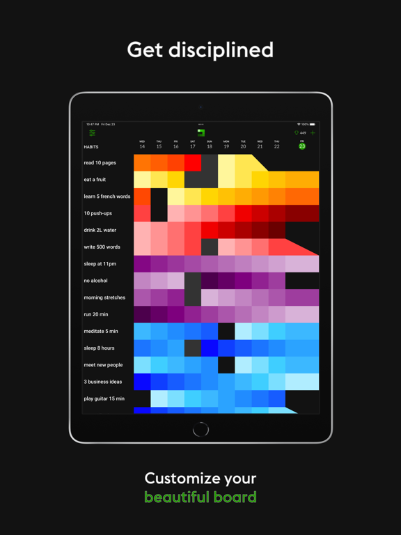everyday - Habit Tracker iPad screenshot 4 - Productivity app