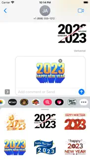 new year 2023 new stickers iphone screenshot 3