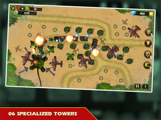 Screenshot #4 pour Tower Defense: Toy War