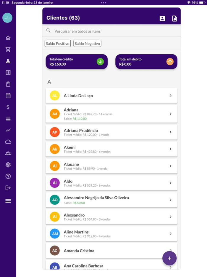 Jarbas Sales and Orders