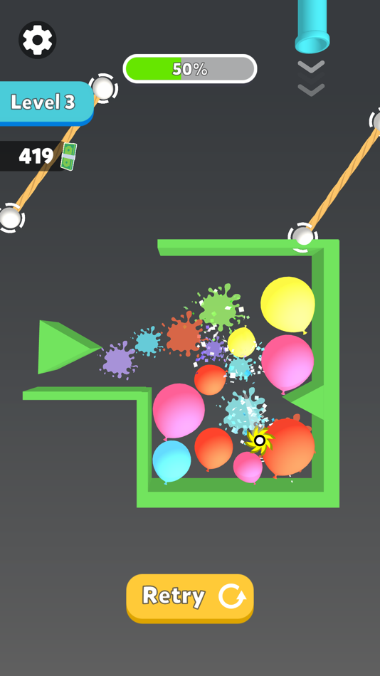 #8. Pop With Ropes (iOS) 由: Ahmet Ikbal Adlig