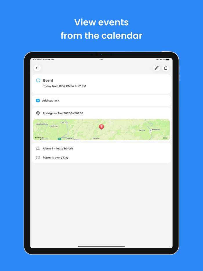 Calendar Do. Planner for meets