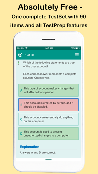 uCertifyPrep PTCE REVIEW Screenshot 2 - AppWisp.com