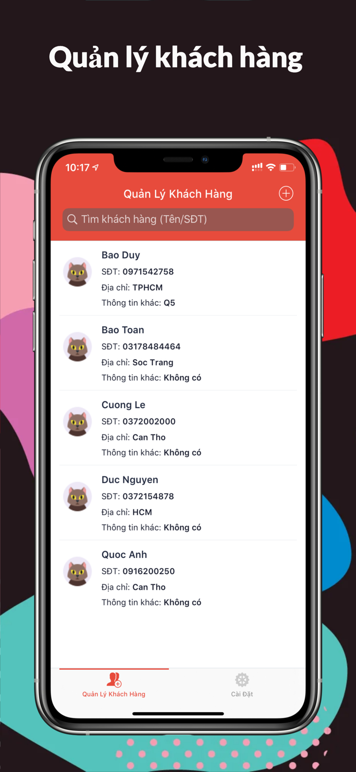 HPOrderList-Quản Lý Khách Hàng