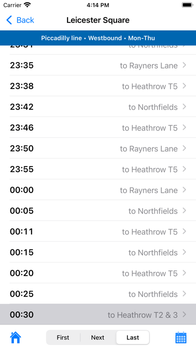 Tube Times Screenshot