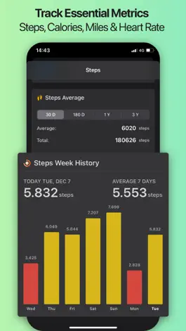 Game screenshot Health Widget:Activity Tracker apk