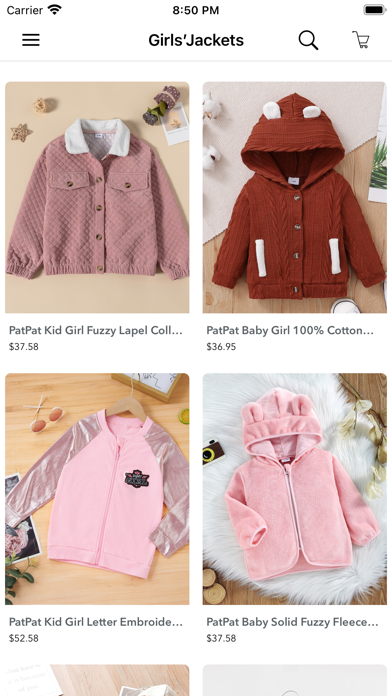 Kids Clothing Shop Shopping Screenshot