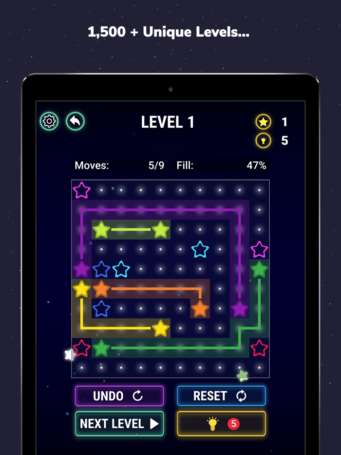 Stars Connect Puzzle Game