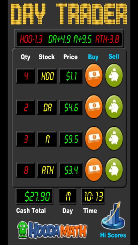 #3. Day Trader Game (iOS) 来自: Hooda Math