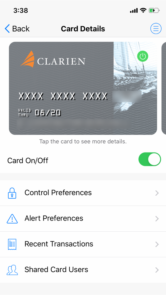 #3. Clarien Card Alerts & Controls (iOS) 由: Clarien Bank Ltd.