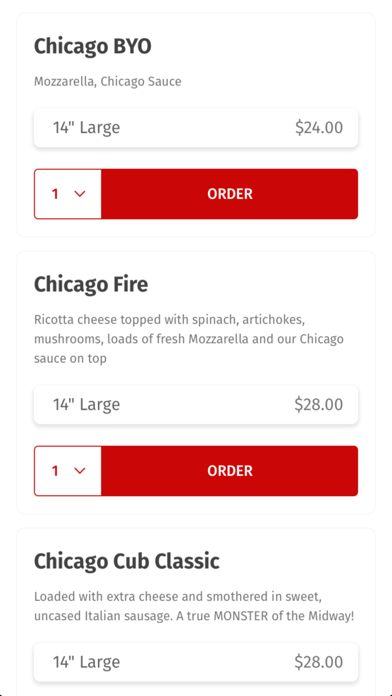 Andrews American Pizza Kitchen Screenshot