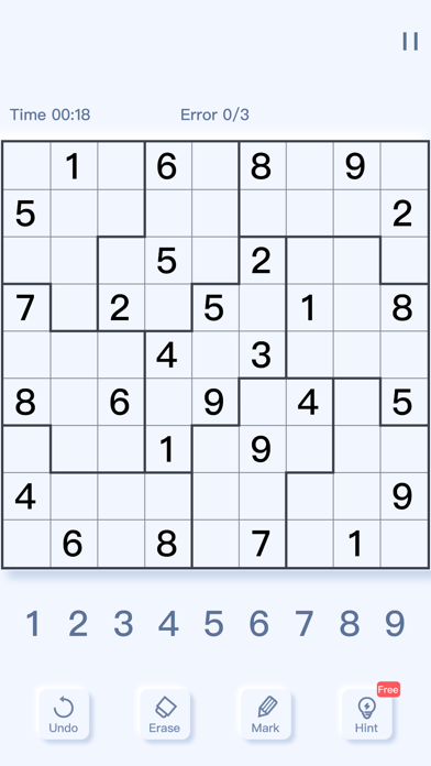 Fun Sudoku - Brain Game Screenshot