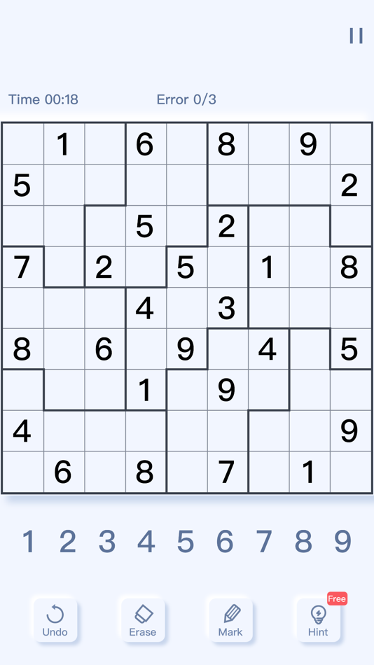 #5. Fun Sudoku - Brain Game (iOS) 来自: Traci Weyman