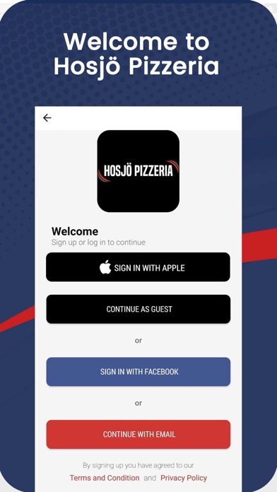 Hosjö Pizzeria Screenshot