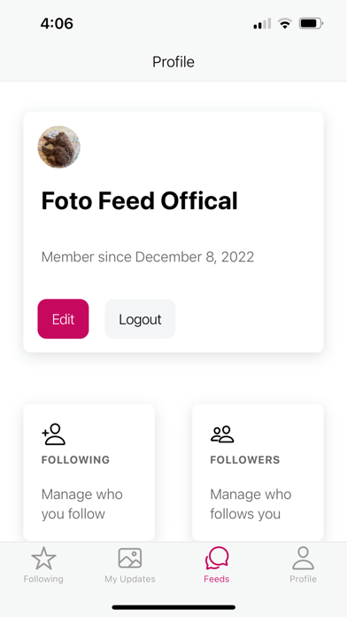 Foto Feed Screenshot