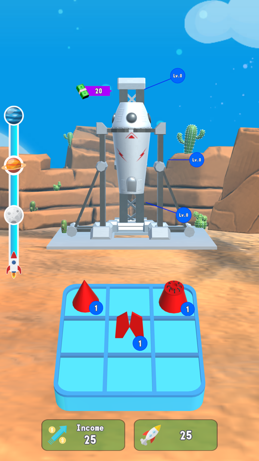 #4. Rockets Up! (iOS) By: Melih Kavla