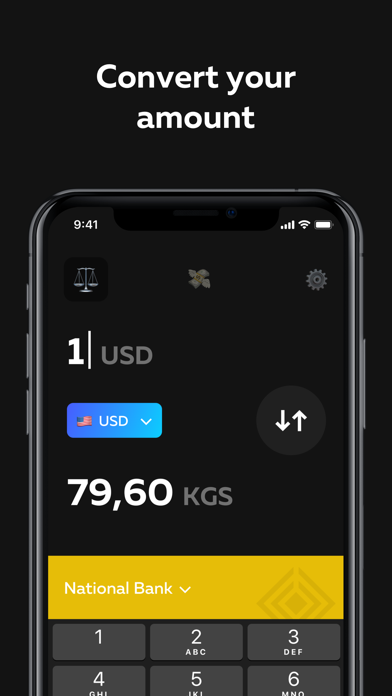 Exchange Rates Kyrgyzstan Som Screenshot
