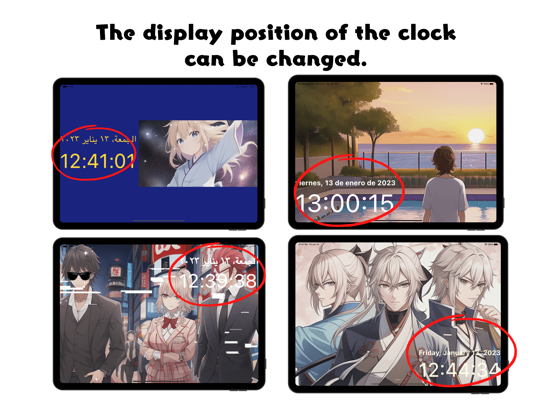 Screenshot #6 pour Horloge animée. Gif